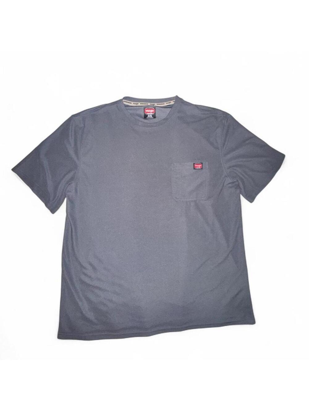 Wrangler Workwear Pocket Tee Gunmetal Gray Utility Work Shirt XL